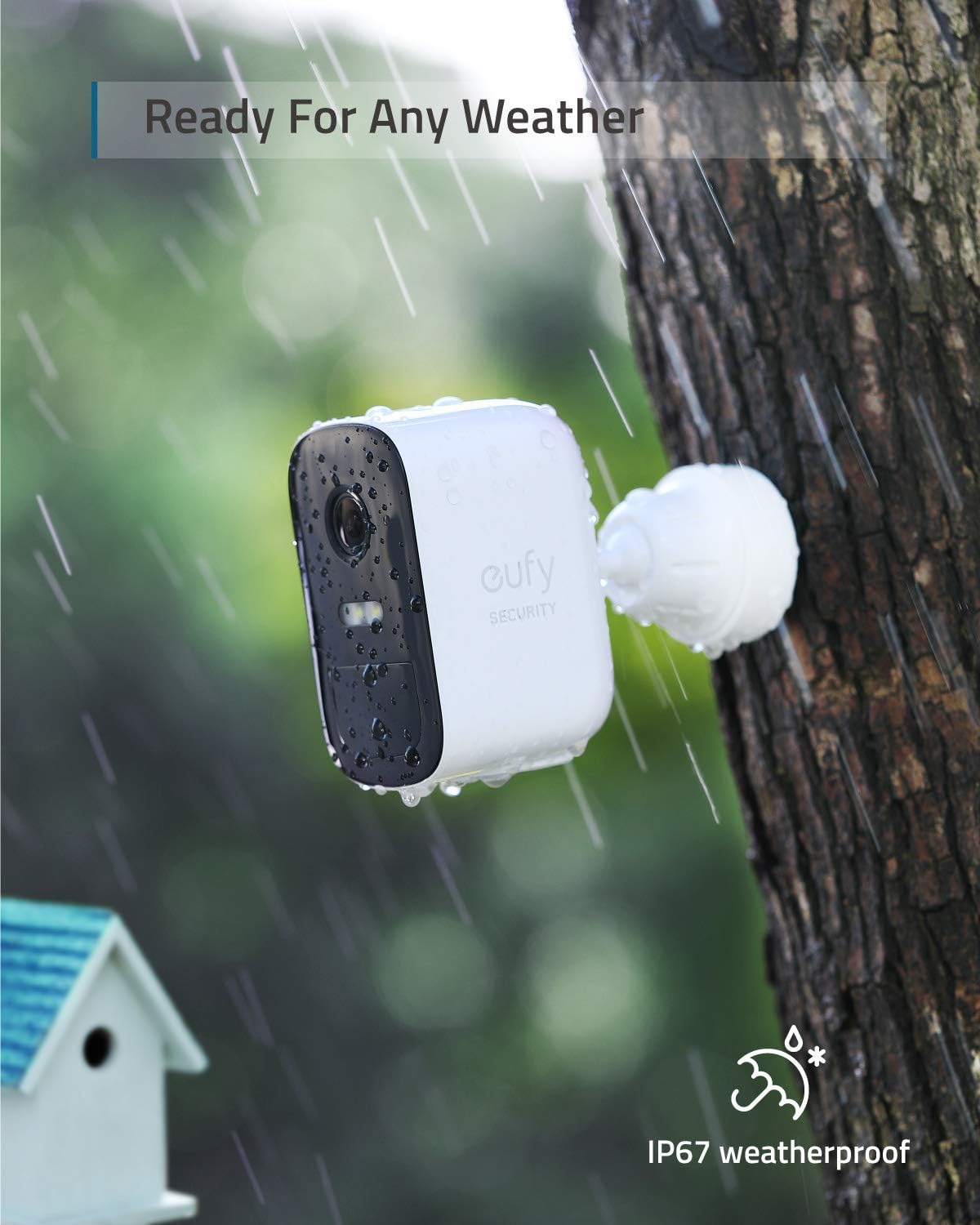 eufy security 2C 2-Cam Kit, Security Camera Outdoor, 2.4 Ghz WiFi compatitable.Wireless Home Security System with 180-Day Battery Life, HomeKit, 1080p HD, IP67, Night Vision, No Monthly Fee - PuriLite