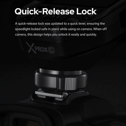 Godox XPROII-C 2.4G Wireless Flash Trigger Transmitter TTL Autoflash 1/8000s HSS Large LCD Screen 32 Channels 16 Groups Replacement for Canon Cameras - PuriLite