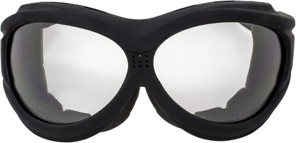 Birdz Eyewear - The Buzzard - Padded Motorcycle Riding Goggle Fits Over Glasses - PuriLite