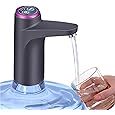 5 Gallon Electric Drinking Portable Water Dispenser, Universal USB Charging Water Bottle Pump for 2-5 Gallon with 2 Silicone - PuriLite