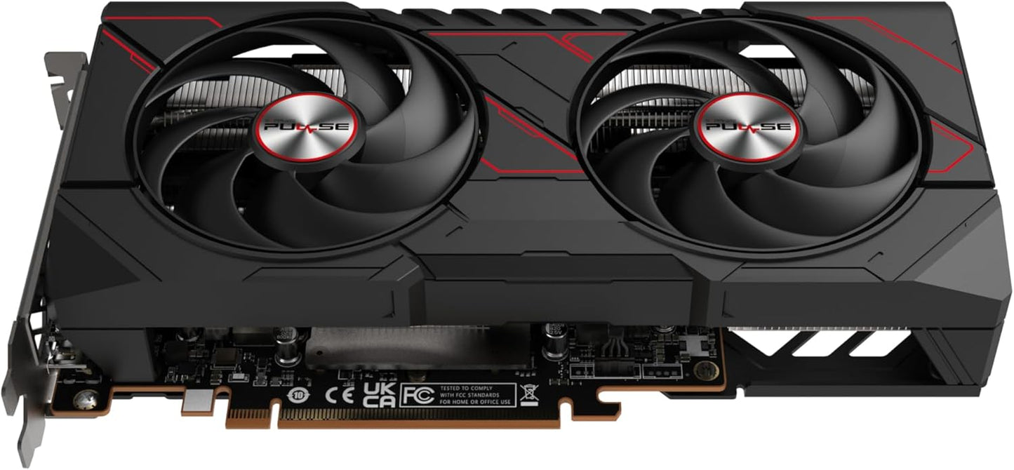 Sapphire 11350-03-20G Pulse AMD Radeon™ RX 9060 XT Gaming OC Graphics Card with 16GB GDDR6, AMD RDNA 4 - PuriLite