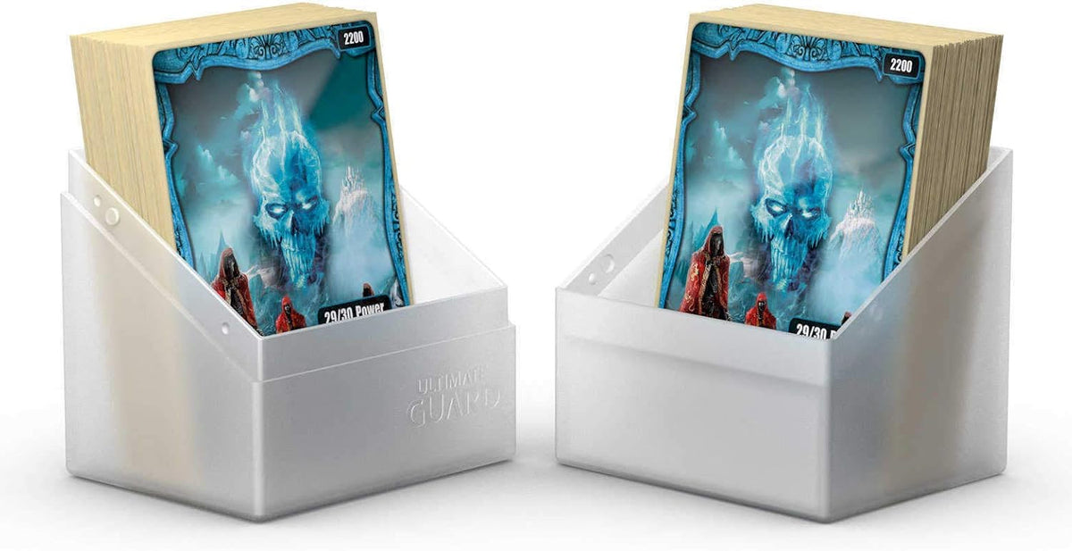 Ultimate Guard Boulder 100+ Classic, Deck Case for 100 Double-Sleeved TCG Cards, Onyx, Secure & Durable Storage for Trading Card Games, Soft-Touch Finish - PuriLite