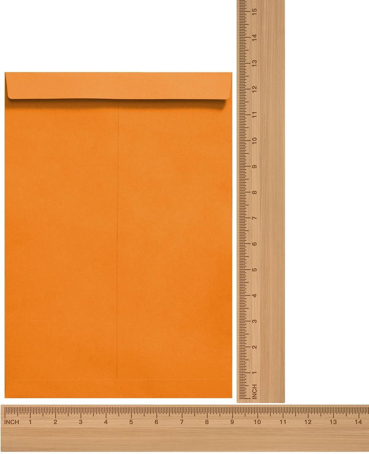 Tanshuqin 9" x 12.75" Self-Seal Catalog Envelopes 32lb Kraft Envelopes for Invitation Cards, Organizing and Storage, Pictures, Photos, Documents (100 PCS) - PuriLite