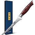 HOSHANHO Damascus Fillet Knife 7 Inch, Professional VG-10 Super Steel Boning Knife, Ultra Sharp Fish Knife with Ergonomic Handle - PuriLite