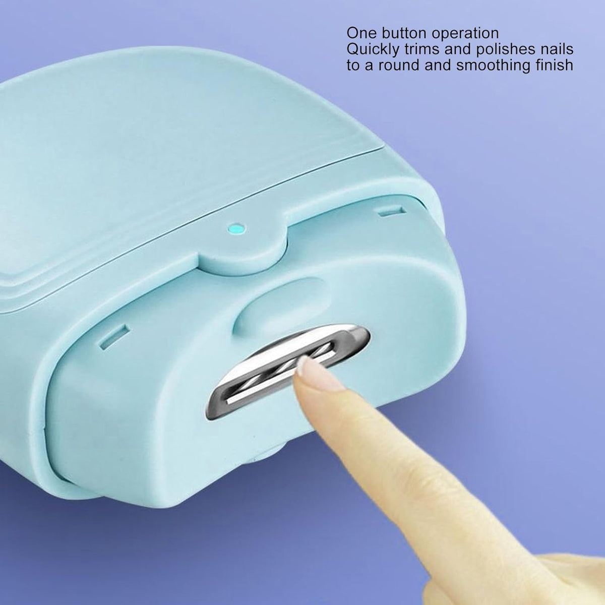 Automatic Fast Trimming Electric Nail Clipper with Safety Alloy Cutter for Elderly, Children - Easy Operation, Premium Alloy, Safety Design - PuriLite