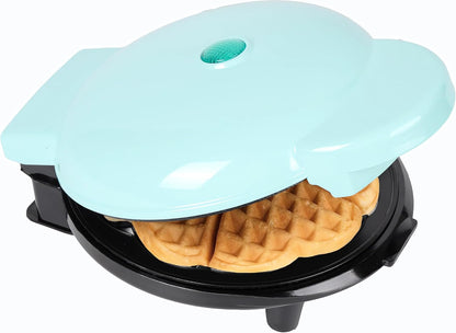 Cake Maker Lava Cake Maker Mini Donut Maker Waffle Maker Pancakes Maker Machine for Breakfast, Snacks, Desserts Non-stick Surface, Cake Machine, Double-sided Heating, Azure - PuriLite