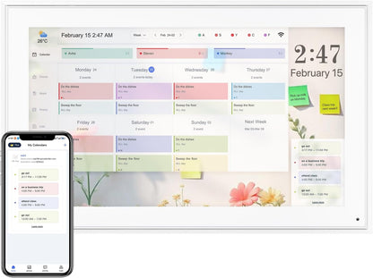 Purilite Select 15.6-Inch Digital Calendar - PuriLite
