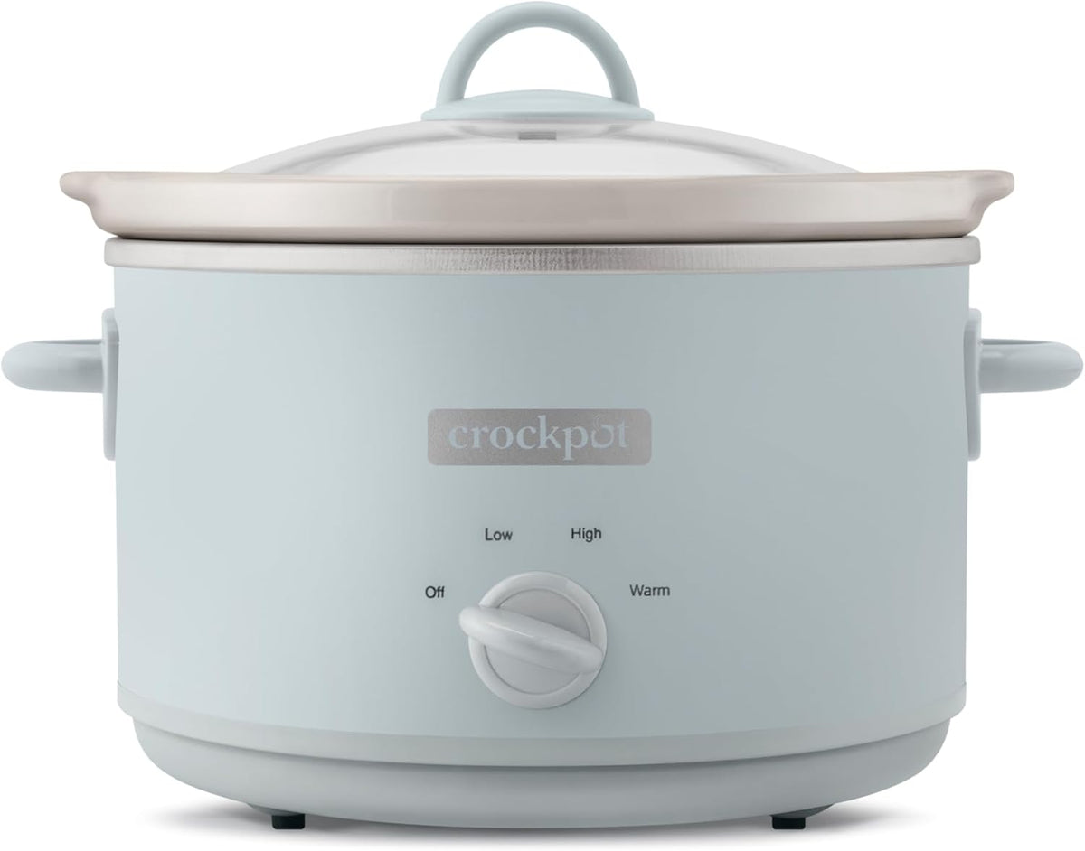Crock-Pot® Manual Design Series 4.5 Quart Slow Cooker, Macaroon Blue - PuriLite
