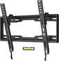 USX MOUNT Tilting TV Wall Mount Low Profile for Most 26-60" LED, LCD, OLED, Plasma Flat Screen TVs, TV Wall Mount with Max VESA 400x400mm up to 99lbs, Wall Mount TV Bracket Fits 8” 16" Studs - PuriLite
