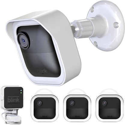 All-New Blink Outdoor 4 (4th Gen) Camera Mount, 3 Pack Protective Cover and 360 Degree Adjustable Mount with Blink Sync Module 2 Outlet Mount for Blink Camera Security System (Black) - PuriLite