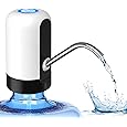 Cozy Blue Water Dispenser, Portable Water Bottle Pump for Universal 3, 4 and 5 Gallon with USB Electric Charging and Automatic Off Switch (Black) - PuriLite