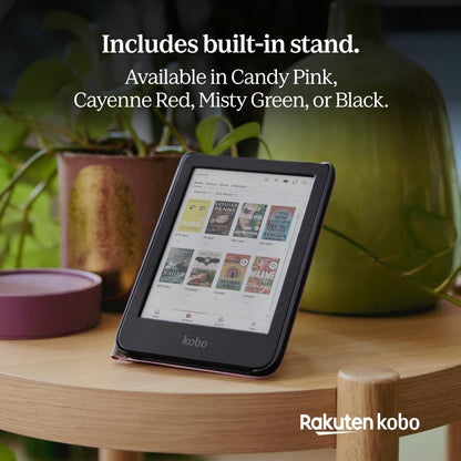 Kobo Clara Colour/BW SleepCover Case | Butter Yellow | Sleep/Wake Technology | Built-in 2-Way Stand | Vegan Leather | Compatible with 6” Kobo Clara Colour/BW eReader - PuriLite
