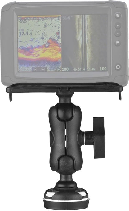 fosa Fish Finder Mount Base, Universal Fish Finder Bracket, Adjustable Kayak Electronic Holder with 360° Rotation Fishing Accessories - PuriLite