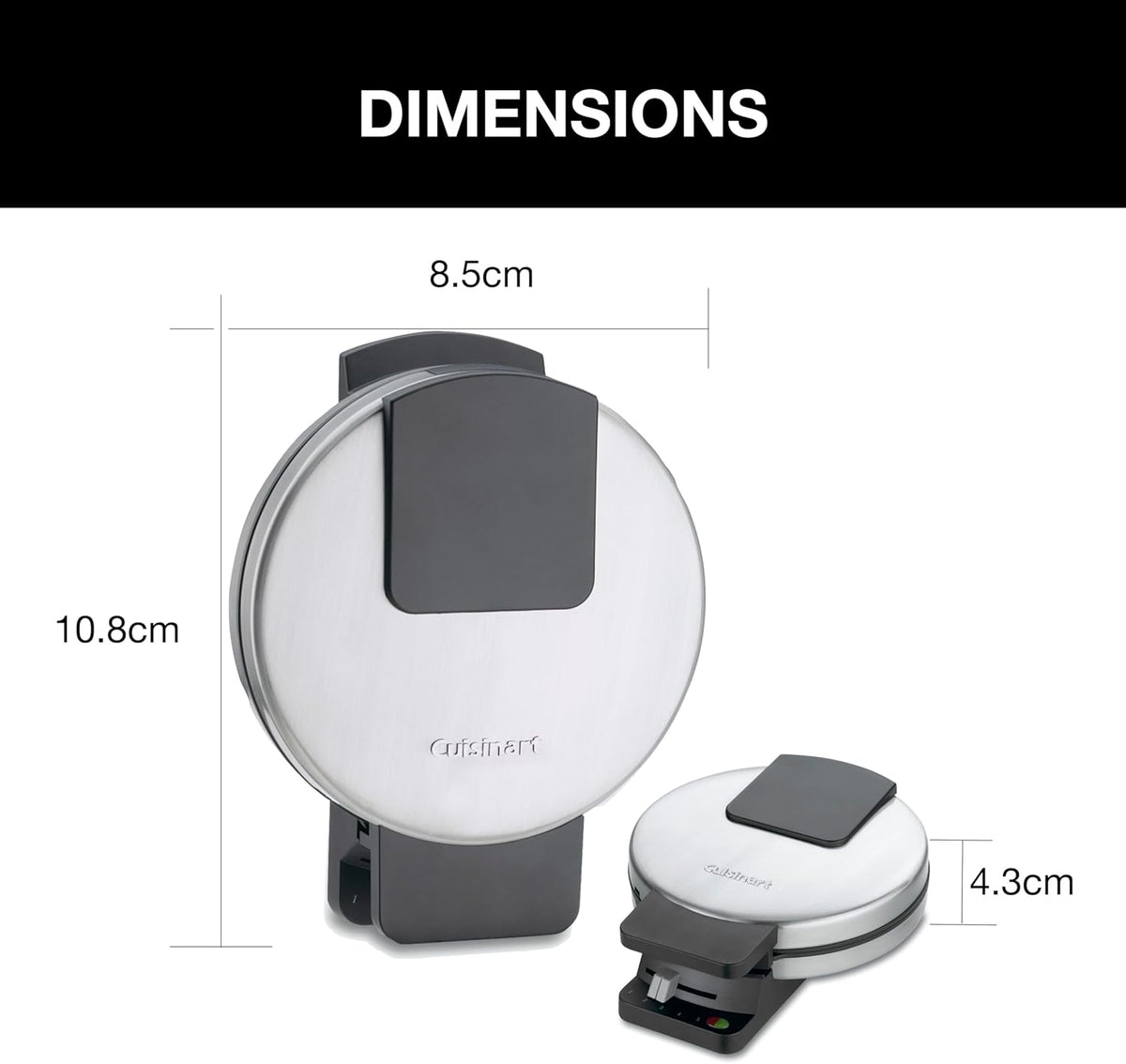 Cuisinart WMR-CAC Traditional Round Waffle Maker, small - PuriLite