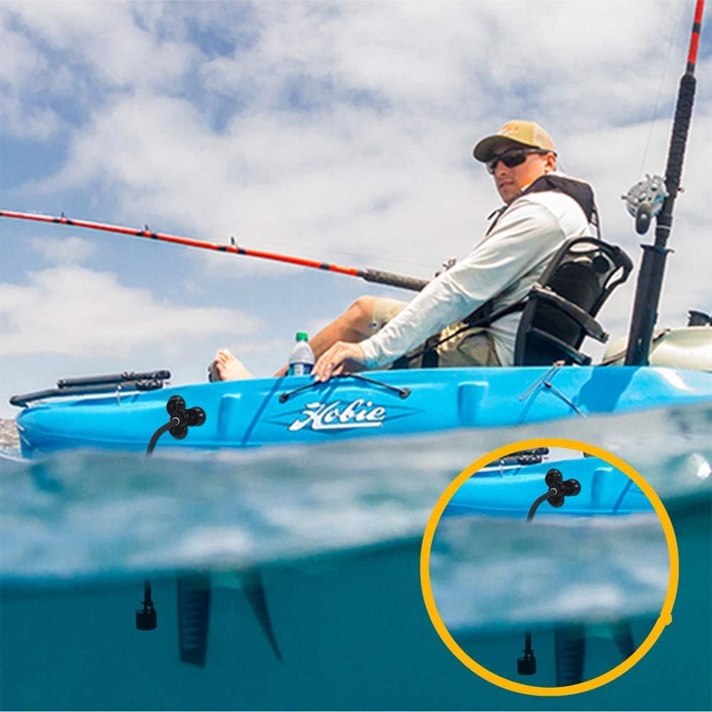 LUCKY Fish Finder Transducer Mount Arm Kayak Bracket Transducer Mounting Arm Flexible for Boat Canoe Kayak Fishing - PuriLite