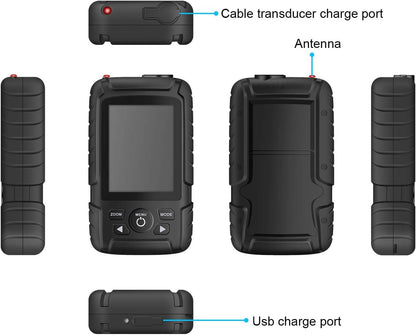 LUCKYLAKER Portable Fish Finder for Recreational Fishing from Dock, Shore or Bank Depth Finder - PuriLite