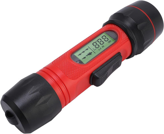 Sanpyl Portable Fish Depth Finder with LCD Screen, Handheld Kayak Fish Finder, Max Detection 295.3 Ft for Boat Fishing, Ice Fishing, Offshore Fishing - PuriLite