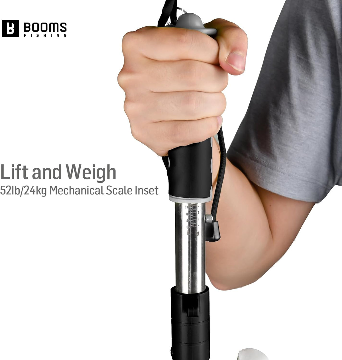Booms Fishing G11 Fish Gripper with Scale - PuriLite