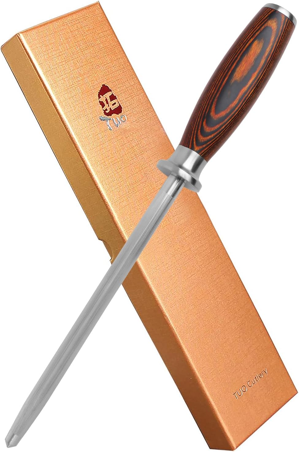 TUO Boning Knife - Razor Sharp Fillet Knife - High Carbon German Stainless Steel Kitchen Cutlery - Pakkawood Handle - Luxurious Gift Box Included - 7 inch - Fiery Phoenix Series - PuriLite