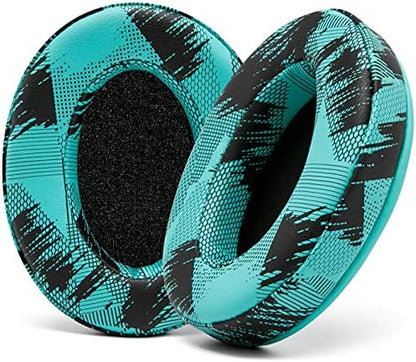 WC PadZ - The Ultimate Upgraded Earpads by Wicked Cushions - Compatible with Audio Technica, HyperX, SteelSeries Arctis & More - Extra Thick - Bigger Opening - Softer Memory Foam | (Speed Racer) - PuriLite