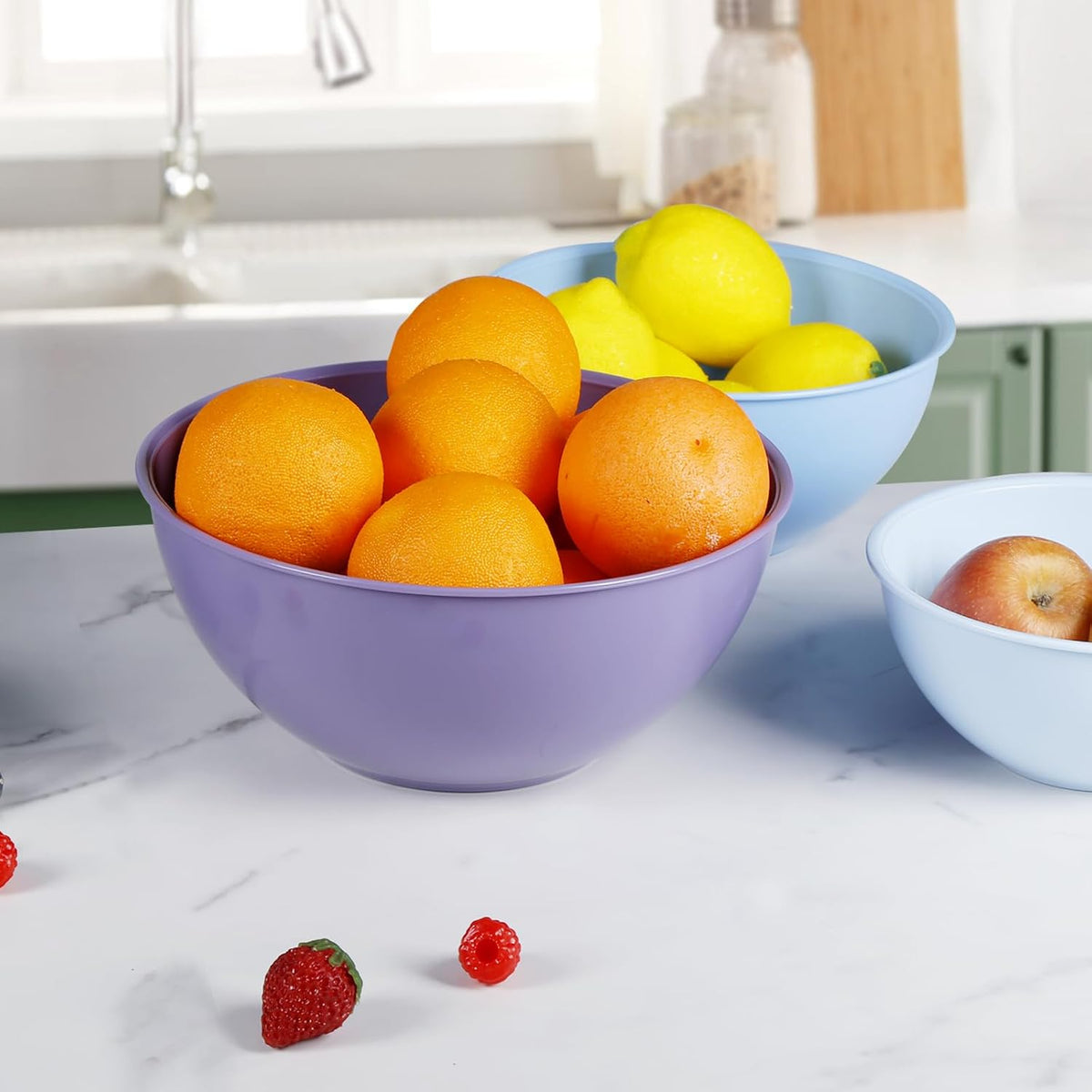 Purilite Select Plastic Mixing Bowl Set - PuriLite