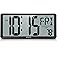 Wall Clock, Digital Clock, 8" Extra Large Display, 3" Big LED Number, Battery Operated, Adjustable Brightness, Clock for Bedroom, for Desk, Wall Mounted - PuriLite