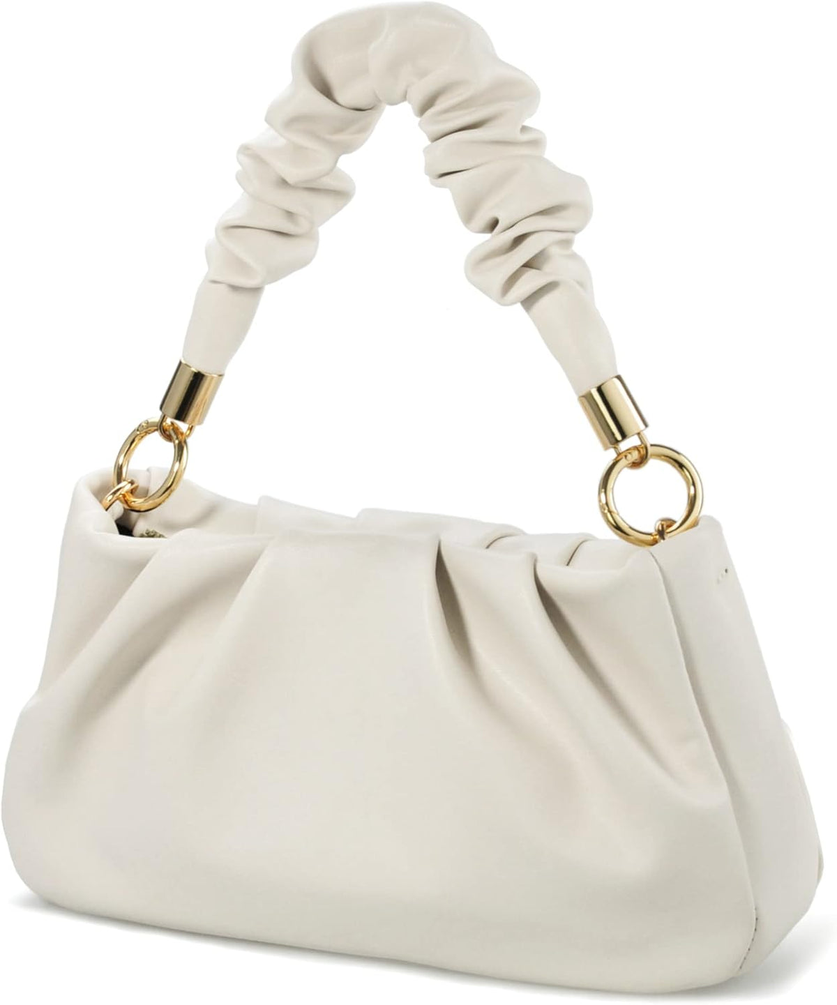 Cloud Pouch Bag Women Shoulder Handbag Soft Vegan Leather Vintage Hobo Chain Cross body Bag - PuriLite