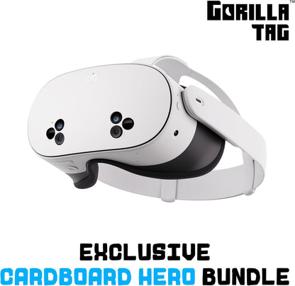 Meta Quest 3S 128GB — Dive into Mixed Reality — Unreal Device. Unreal Price. — Gorilla Tag Cardboard Hero Bundle — Amazon Exclusive - PuriLite