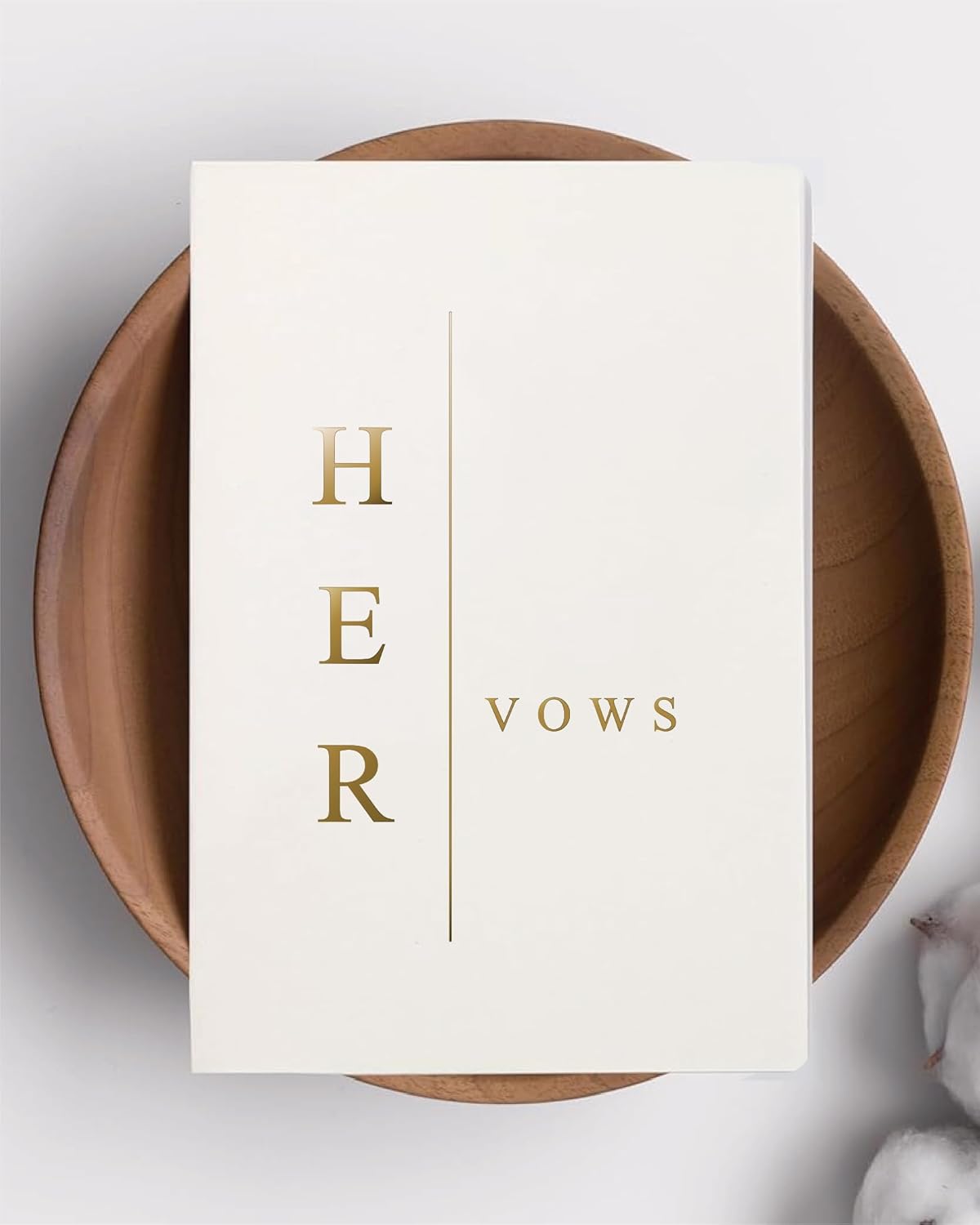 GroomBrideGifts Wedding Vow Book for His and Hers, Soft Touch, Perfectly Sized Bride and Groom Vow Books, Wedding Essentials, Wedding Registry Ideas, His and Hers Gifts - PuriLite