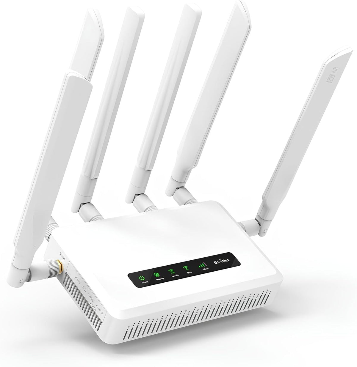 GL.iNet GL-X3000 (Spitz AX) | 5G Router | 5G NR AX3000 Cellular Gateway Router, Wi-Fi 6, Hotspot, Detachable Antennas, Dual-SIM, RV, T-Mobile & AT&T IoT Device Certified - PuriLite