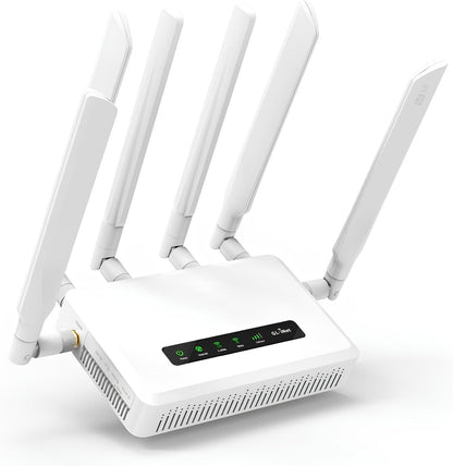GL.iNet GL-X3000 (Spitz AX) | 5G Router | 5G NR AX3000 Cellular Gateway Router, Wi-Fi 6, Hotspot, Detachable Antennas, Dual-SIM, RV, T-Mobile & AT&T IoT Device Certified - PuriLite