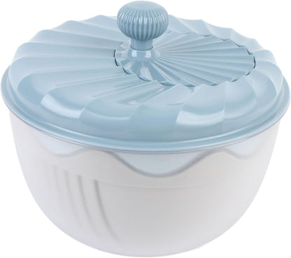 Salad Spinner High Efficiency Multifunctional Easy Using Vegetable Washer and Salad Chopper for Home (Beige) - PuriLite