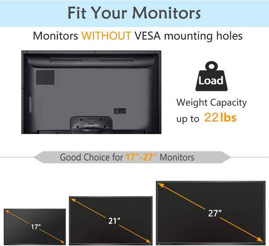 Purilite Select Universal Non-VESA Monitor Adapter Kit - PuriLite