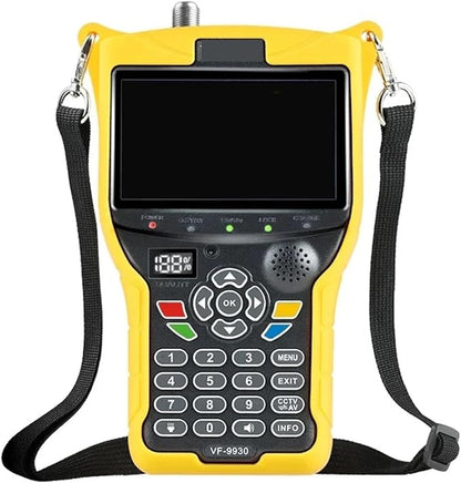 VF-9930 DVBS2/T/T2/C Satellite TV Finder 4.3 Inch High Resolution LCD Screen Signal Finder for Dish Network Directv - PuriLite