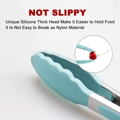 Purilite Select Silicone &amp; Stainless Steel Kitchen Tongs - PuriLite