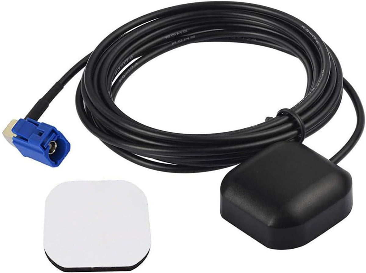 Bingfu Vehicle GPS Navigation Antenna Active GPS Antenna with Fakra C Right Angle Connector Compatible with Car Truck GPS Navigation Receiver System Factory DVD Stereo Head Unit - PuriLite