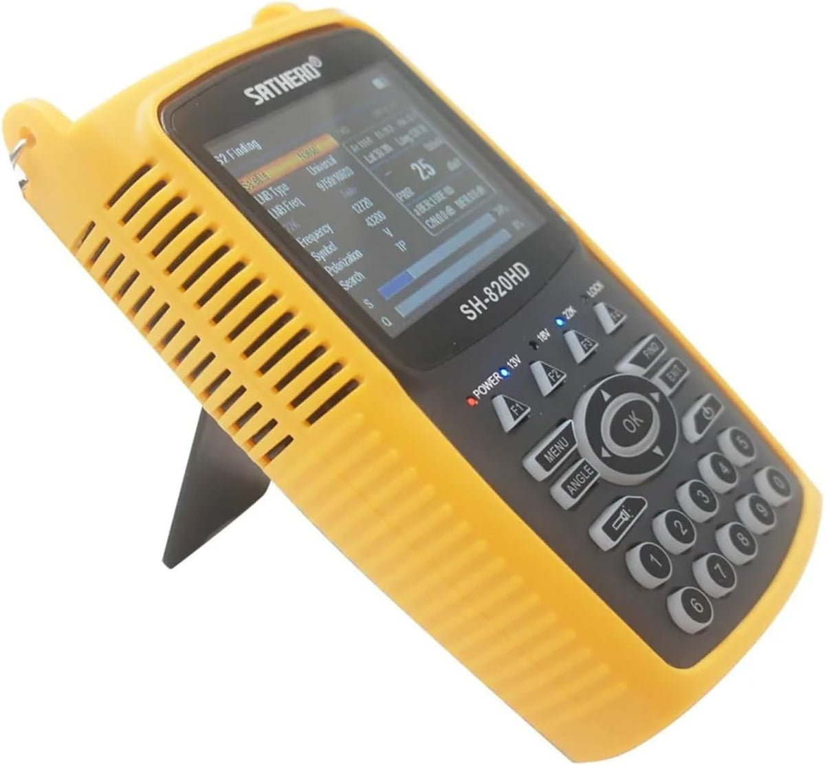 SH-820HD 3.5inch Combo Satfinder Satellite Finder Meter H.265 HEVC DVB-S/S2/T/T2/C/CCTV HD Digital Signal Finder Meter(S2) - PuriLite