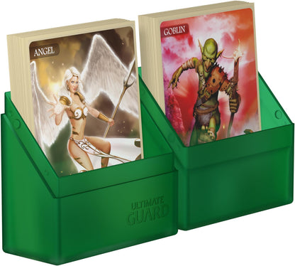 Ultimate Guard Boulder 100+ Classic, Deck Case for 100 Double-Sleeved TCG Cards, Onyx, Secure & Durable Storage for Trading Card Games, Soft-Touch Finish - PuriLite