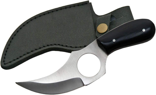 Szco Supplies Black Short Skinner Knife - PuriLite
