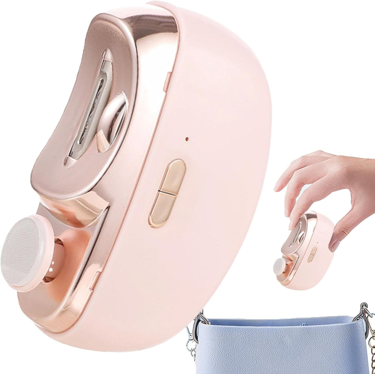 Electric Nail Trimming Tool - 3 in1 Electric Nail Clipper, Toenail and Fingernail Trimmer | Adjustable Nail Cutter Device with LED Light and duall Speed, Nail Grinding and Trimming Kit for Home - PuriLite