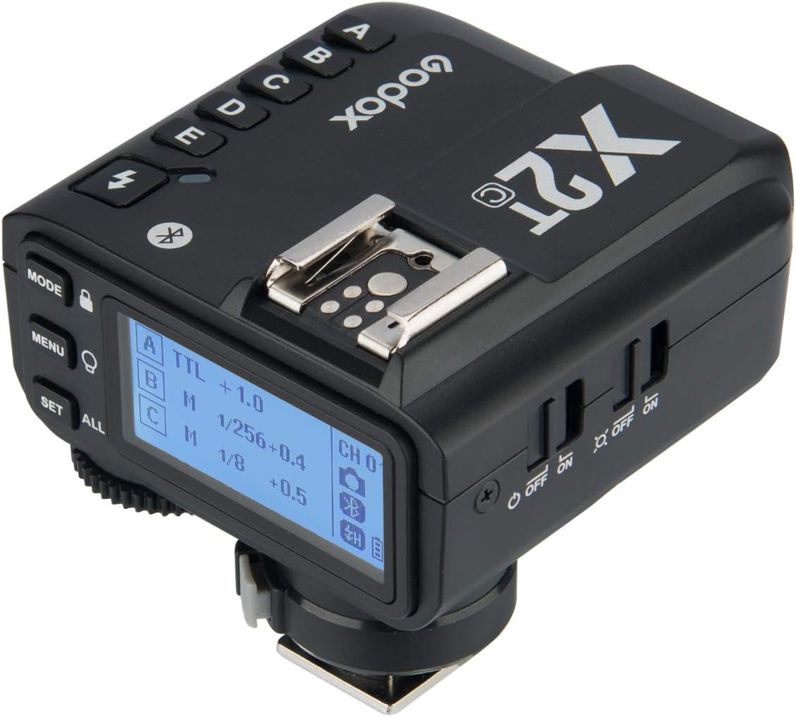 Godox 2pcs TT600 HSS 1/8000S 2.4G Wireless GN60 Flash Speedlite Built in Godox X System Receiver with X2T-C Trigger Transmitter Compatible Canon Camera - PuriLite