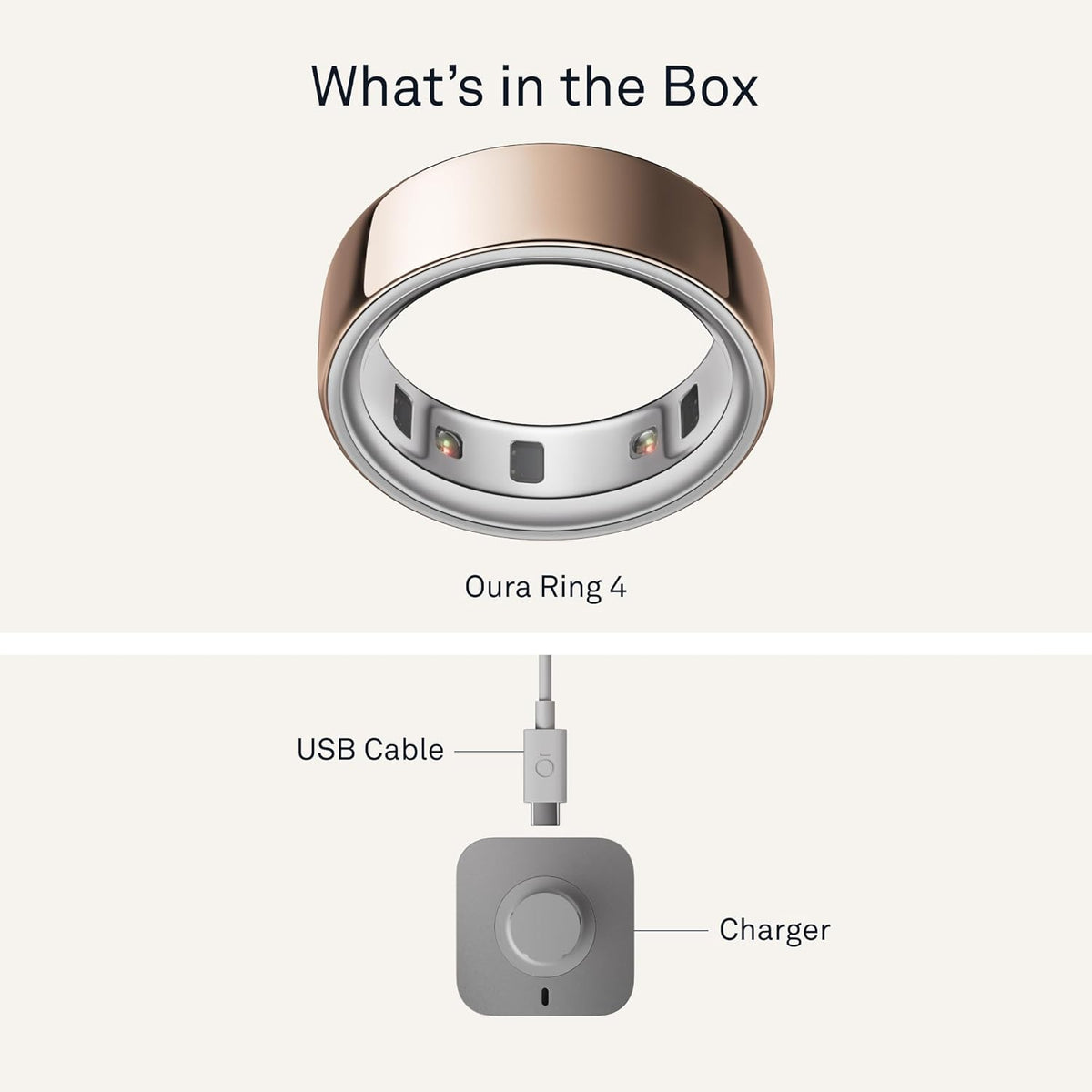 Oura Ring 4 - Silver - Size 8 - Smart Ring - Size First with Oura Ring 4 Sizing Kit - Sleep Tracking Wearable - Heart Rate - Fitness Tracker - Up to 8 Days of Battery Life - PuriLite