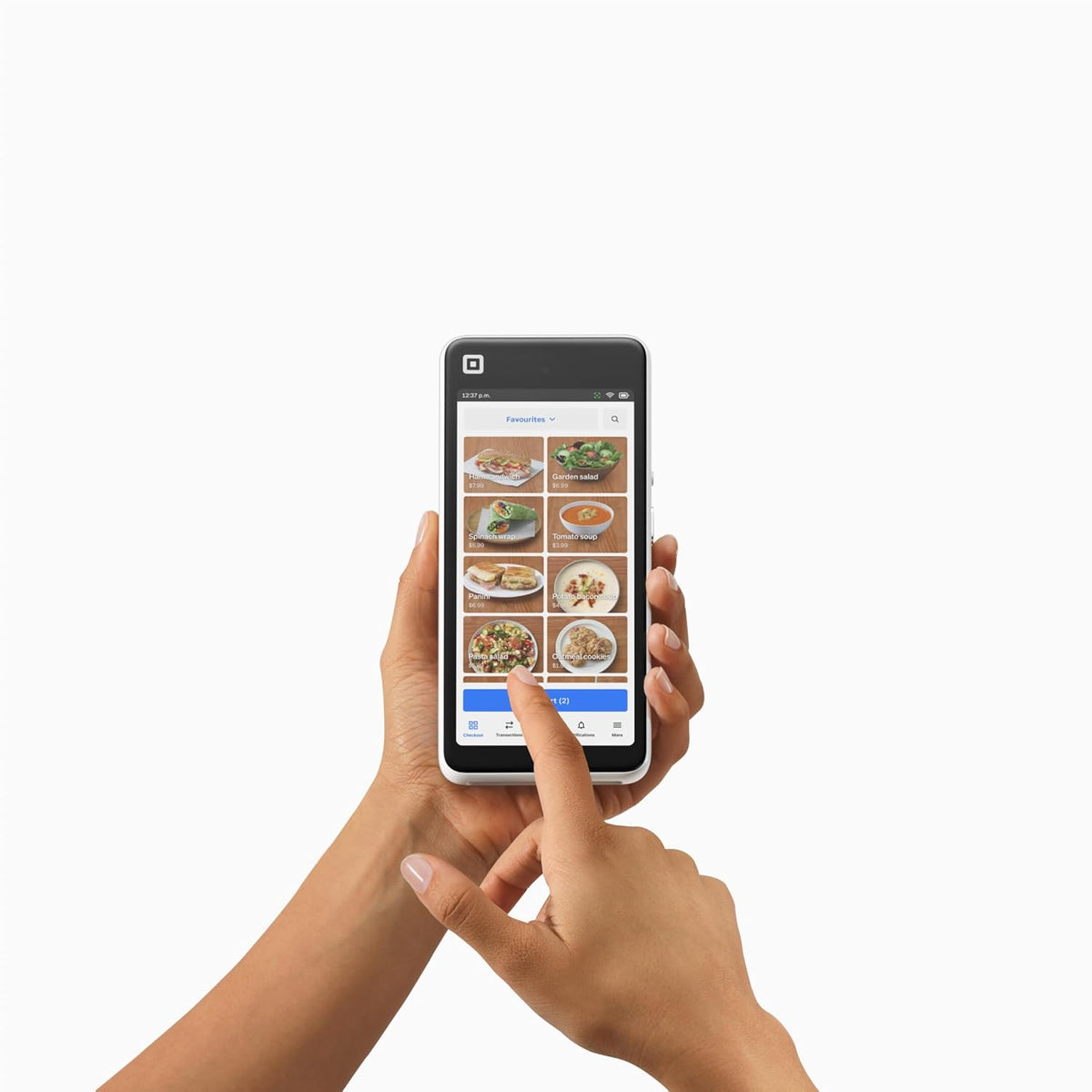Square Handheld - Portable POS - Credit Card Machine to Accept Payments for Restaurants, Retail, Beauty, and Professional Services - PuriLite