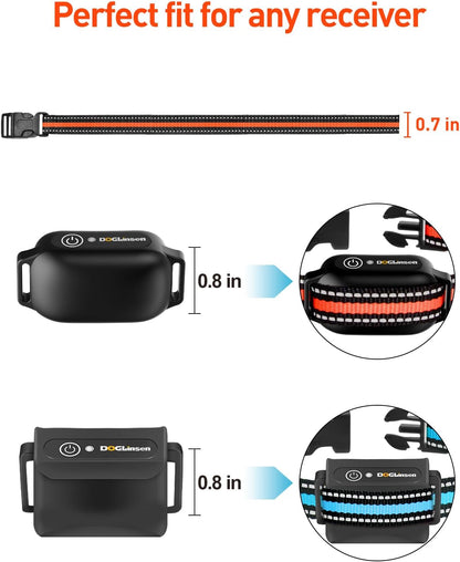 DOGLinsen 2-in-1 Bark and Shock Collar for Dogs, Smart Anti Barking Dog Training Collar with 5 Adjustable Sensitivity, Automatic Bark Collar with Remote, Vibration, Beep, Shock and Automatic - PuriLite