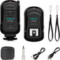 AODELAN Wireless Flash Trigger Transmitter and Receiver Set, Wireless Remote Speedlite Trigger with 3.5mm PC Receiver for Flash Units with Universal Hot Shoe for Canon, for Nikon,for Fuji,for Sony - PuriLite