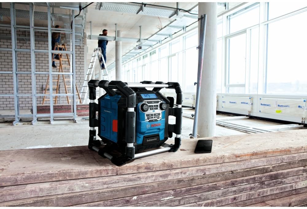 Bosch GPB18V-2CN 18V Compact Jobsite Radio with Bluetooth® 5.0 - PuriLite