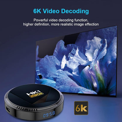 Android 12.0 HK1 Box TV Box 4GB RAM 64GB ROM H618 Quad Core CPU Support Dual WiFi 2.4G+5G/4K/3D BT 5.0 Smart TV Box - PuriLite