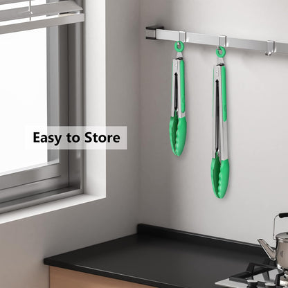 Purilite Select Silicone &amp; Stainless Steel Kitchen Tongs - PuriLite