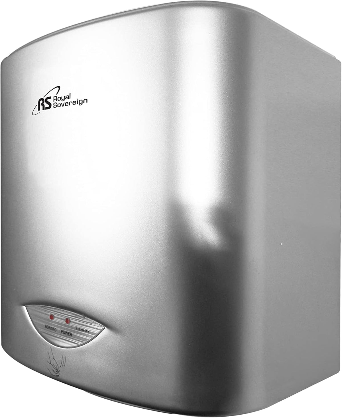 Royal Sovereign Touchless Automatic Hand Dryer, High Efficiency, Dual Plug-in Ready or Hard-Wired Installation Option, Tamper Resistant. (RTHD-421S) - PuriLite