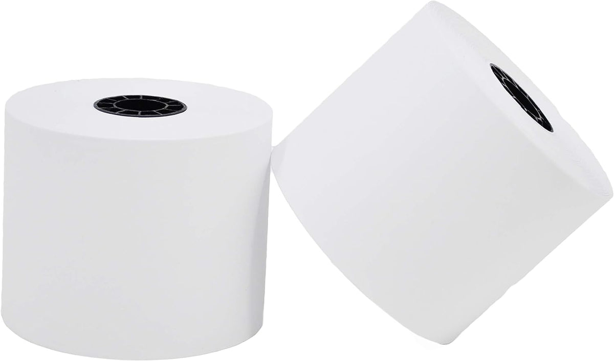 (50 Rolls) 2 1/4 x 50 Thermal Paper Receipt Rolls 2.25 x 50 ft POS Cash Register fits All Credit Card Terminals - PuriLite
